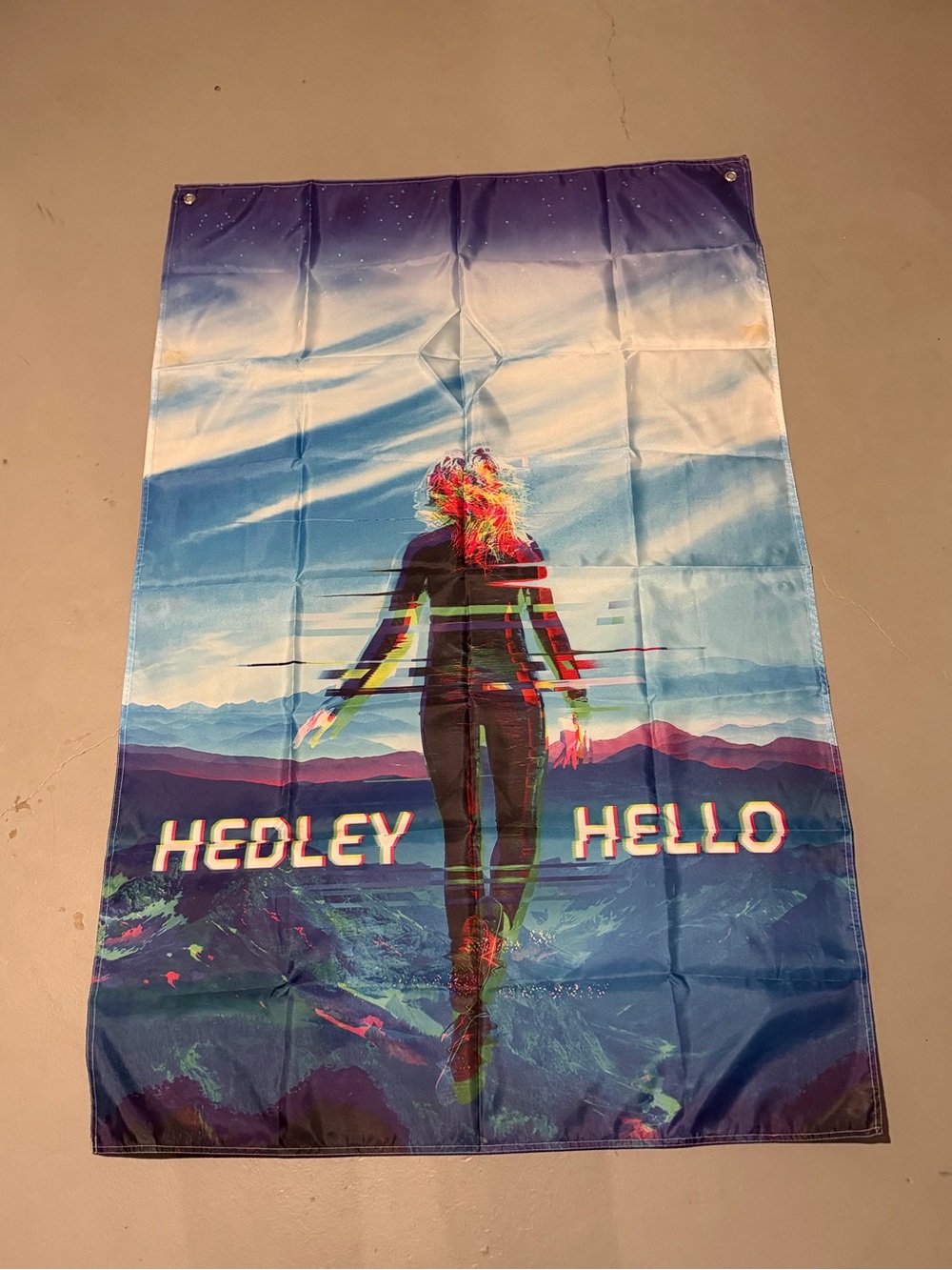 Hedley Hello Tapestry/Flag